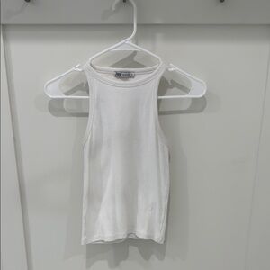 Zara white Sleeveless Tank
